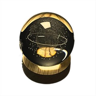 Imagem de Abajour Led Luminaria De Mesa Galaxy Lights Bola De Cristal