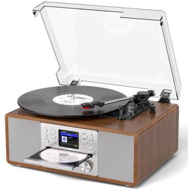Imagem de Mesa giratória DANFI AUDIO DF 8 em 1 Bluetooth sem fio de 3 velocidade