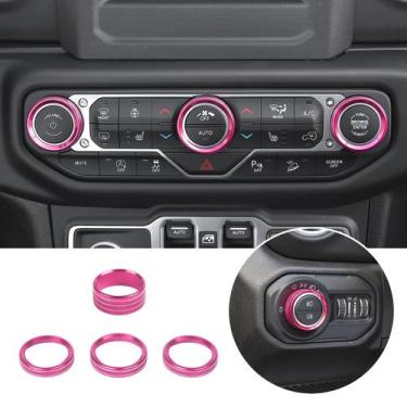 Imagem de Interruptor de farol de ar condicionado Knob Trim Voodonala Jeep
