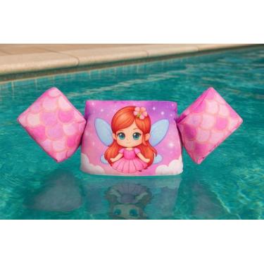 Imagem de Colete Piscina Criança Infantil Kids Bóia De Braço Não Fura FADAS ATÉ 