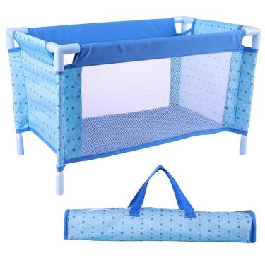 Imagem de Berço Baby Doll BABESIDE para 17-21 polegadas com bolsa de armazenamento azul