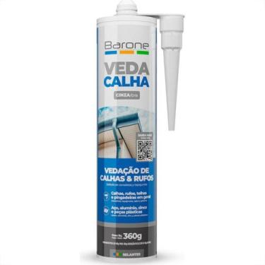 Imagem de Cola Sela Calha Barone Cinza 360 Gramas 26107 - Marca não Definida