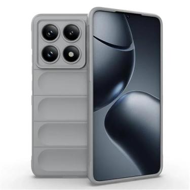 Imagem de Capa macia para celular com absorção de choque, adequada para Xiaomi Note 14 13 12 Pro Plus 5G 4G 14T 14T Pro 13C, cinza claro, para Note 12 Pro 5G