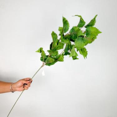 Imagem de Haste de Flores Artificiais de Outono 90cm – Decoração para Sala, Casamento, Festas e Arranjos Florais(Verde)