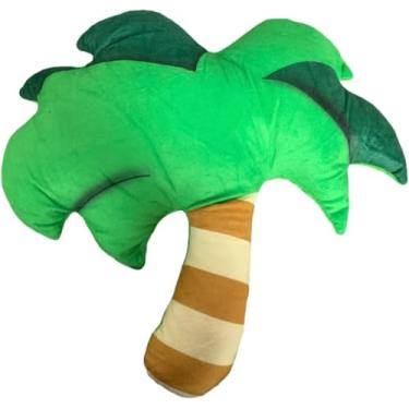 Imagem de Almofada de Pelúcia Decorativa Formato Palmeira Tropical 30cm