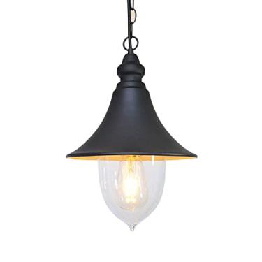 Imagem de Lustres, Lâmpada de lustre moderna LED, Lâmpada suspensa de ferro à prova d'água e ferrugem V-intage para ambientes externos, Luminária pendente de teto, Abajur de metal, Luminária