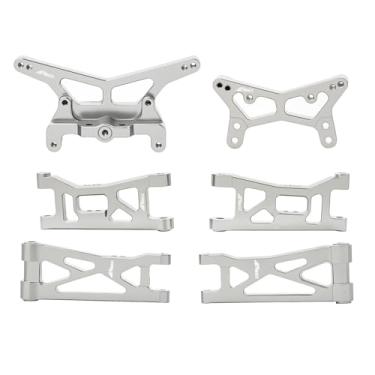 Imagem de NMNRC Alum Front Rear Suspension Arm & Shock Tower Mount Kit for Losi Micro-B Micro-T Upgrades Part Gray
