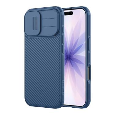 Imagem de Nillkin Capa para iPhone 17 com capa deslizante para câmera, ajuste fino, proteção à prova de choque, proteção de privacidade, capa para celular iPhone 17 protetor de lente de câmera de 6,3 polegadas