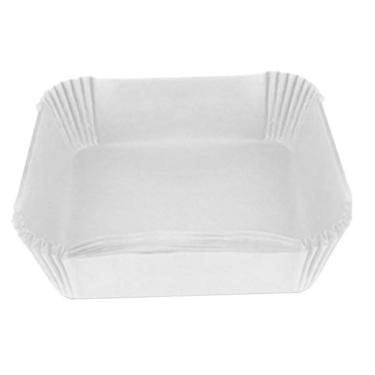 Imagem de Forma Quadrada Com 50 Folhas Decartáveis 20cm Para Air Fryer