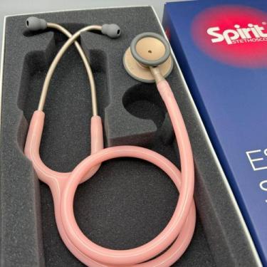 Imagem de Estetoscópio Spirit MD Pro-Lite Adulto Rosa Claro Champanhe - MD Spiri