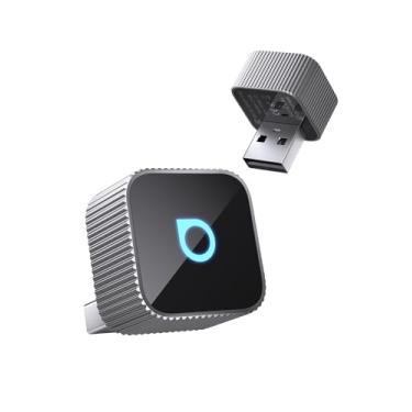 Imagem de OTTOCAST Adaptador CarPlay sem fio Mini 3.0 Slim 2025 Upgrade e Android Auto, 2 em 1, conexão estável, baixa latência, conexão automática rápida, mini cubo prata