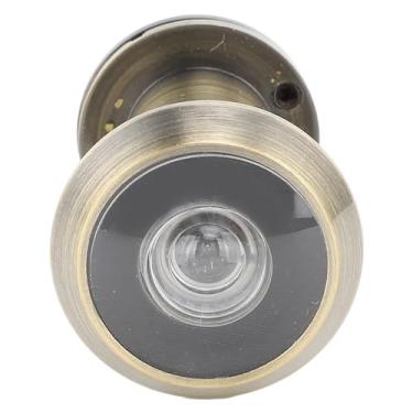 Imagem de GLOGLOW Visualizador de Liga de Zinco Com Olho Mágico para Câmera de Campainha Premium Com Lente HD de 200 Graus para Segurança Doméstica (Bronze)