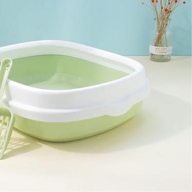 Imagem de Acouto Caixa de Areia para Gatos Semi-fechada de Grande Espaço Espessada - Bacia de cocô Com Areia para Gatos (S)