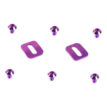 Imagem de UGPLM 2 peças de juntas de pedal autotravantes para bicicleta, acessórios de presilha de pedal de bicicleta, arruelas antiderrapantes de reposição para, Tolet