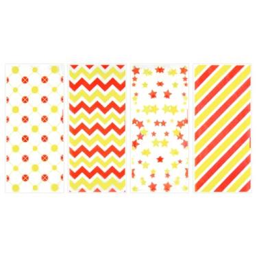 Imagem de Sacos de lembrancinha de festa com laços torcidos celofane plástico doces listras para presente de aniversário, casamentos, lembrancinhas de festa