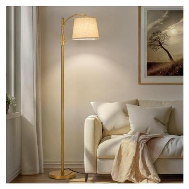 Imagem de Luminária de chão AIDENOEY 157cm Dimmable Linen Shade 9W LED