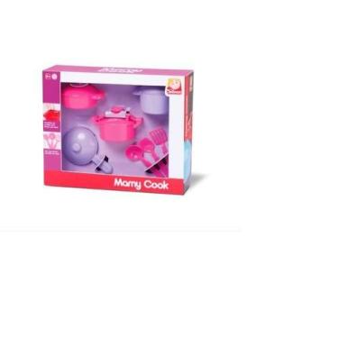 Imagem de Brinquedo Cozinha Mamy Cook Chef 7 Peças - Silmar Brinquedos