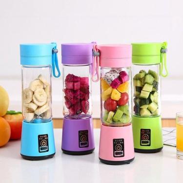 Imagem de Mini Liquidificador Shake Academia Portátil Recarregável 6