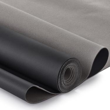 Imagem de Tecido de vinil marinho de 2 metros, couro sintético estofado, tecido sintético macio à prova d'água para barcos ao ar livre, assentos de carro, artesanato de estofados, costura DIY, sofá 137 cm x 183