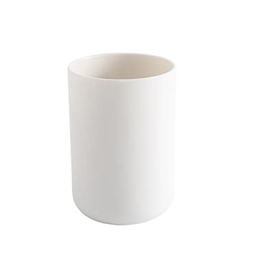Imagem de Copo de escova de dentes de 300 ml para pasta de dentes de banheiro, suporte de escova de dentes, estojo de escova de dentes elétrica, organizador de maquiagem, organizador de bancada, suporte copo