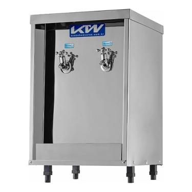 Imagem de Bebedouro Bancada Inox 2 Torneiras 15 Litros Agua Gelada