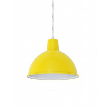 Imagem de Luminária Pendente Design TD 820 Amarelo - 02110001-11 - TASCHIBRA