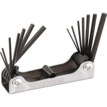 Imagem de Jogo Chave Allen Combinado 1,5-6,0mm 1/16-1/4 Can Vonder