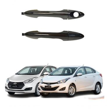 Imagem de Par Maçaneta Externa Dianteira Hb20 Hb20s Hb20x De 12 A 19 [f103]