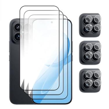 Imagem de Para Redmi K90 Pro Max, filme protetor de tela 6in1 2.5D Full Cover Vidro Temperado