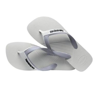 Imagem de Chinelo havaianas top dual fc tira larga, Branco, 43/44