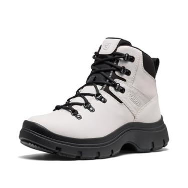 Imagem de KEEN Kosa Pyrenees Botas de caminhada com plataforma de altura média, Bétula prata/preta, 38
