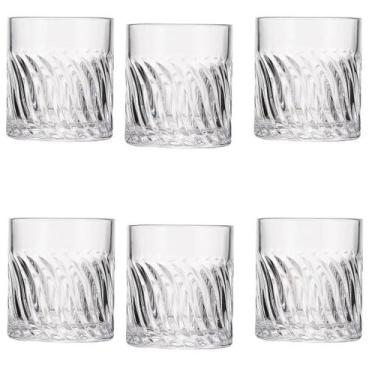 Imagem de Conjunto De 6 Copos Para Drinks Whisky 220 Ml Ondas Do Mar - Dayhome