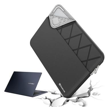 Imagem de Smatree Capa para laptop para ASUS Zenbook S 13 polegadas OLED UX5304 de 13 polegadas, capa com bolso, zíper YKK, design patenteado à prova de choque (E404)