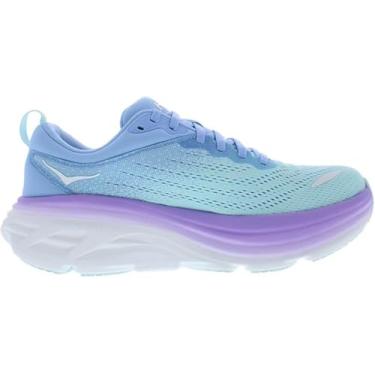 Imagem de HOKA Tênis de corrida feminino Clifton 9, Ilusão/crepúsculo, 7 Wide