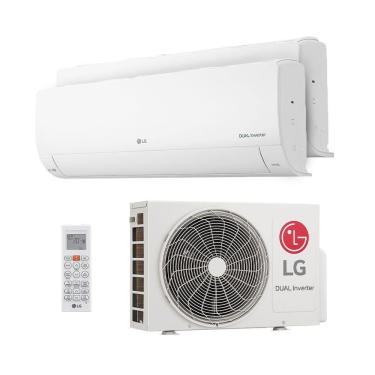Imagem de Ar Condicionado Multi Split Dual Inverter Voice LG 16000 Btus (2x Evap 9000) Frio 220V