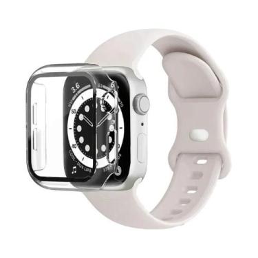 Imagem de Pulseira De Silicone Para Apple Watch 44mm 41mm 45mm 40mm 38mm 42mm Co