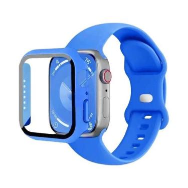 Imagem de Pulseira De Silicone Para Apple Watch 44mm 41mm 45mm 40mm 38mm 42mm Co