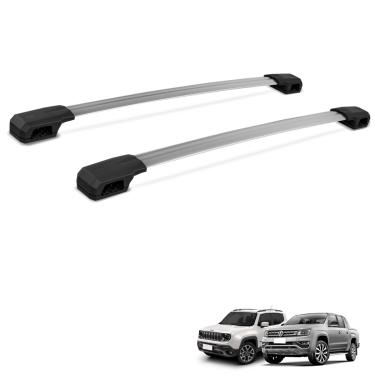 Imagem de Rack de Teto Travessa Bepo Elite Universal Alumínio Polido