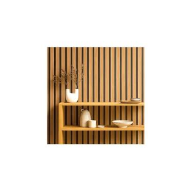 Imagem de Papel de Parede Adesivo PVC Estampa Madeira, 5m x 45cm, Autoadesivo, Resistente e Durável, Fácil Limpeza, 380g