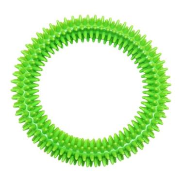Imagem de Dynwave Anel sensorial com pontas, brinquedo antiestresse, pulseira antiestresse, massagem sensorial para o desenvolvimento de crianças, adultos e, Verde
