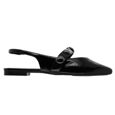 Imagem de Sapatilha Slingback Feminina Anacapri C30029 Preto-Feminino