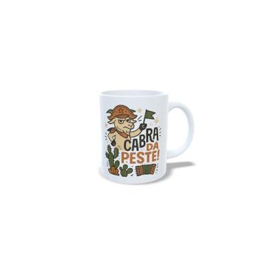 Imagem de Caneca de Cerâmica 325ml com Gírias do Nordeste, Frase Nordestina, Branca (20956)