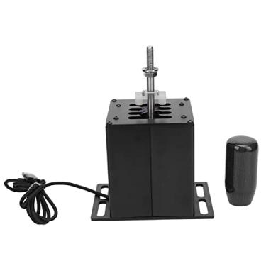 Imagem de Akozon Shifter de Simulador USB Com Punho de Fibra de Carbono para Jogos de Corrida - Compatível Com G29 G27 G25 G920 T300RS GT - Shifter H de 7 Velocidades para Jogos de PC