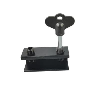 Imagem de Fechaduras de metal para porta de janela, fechaduras de corrente, kits de trava de janela de metal, fácil instalação, ferragens domésticas para janelas, portas, geladeiras, armários, cercas, portas