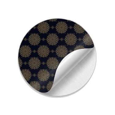 Imagem de Ladrilho Decorativo de Cerâmica com Estampa de Mandala