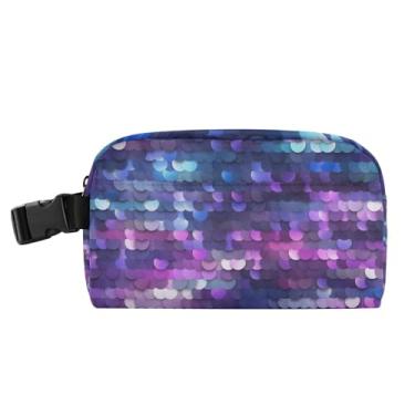 Imagem de TSENQUE Lancheira personalizada com textura de sereia para mulheres, meninas, lancheira masculina e infantil, lancheira para trabalho, pequena e fofa bolsa térmica para meninos