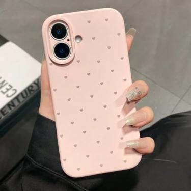 Imagem de Capa fosca em cores vibrantes para iPhone 17, 16, 15 Pro Max, 14 Plus, 12, 13 e 11, em silicone líquido macio e ultrafino (para iPhone 11/Rosa)