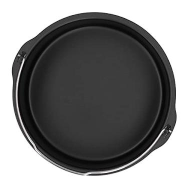 Imagem de GLOGLOW Componentes da Fritadeira Elétrica Ferramenta de Cozimento Antiaderente de Aço Carbono para Fritadeira de Ar, Ideal para Bolos, Sobremesas e Pães Barril de Bolo, 8 Polegadas Nan (6 polegadas)
