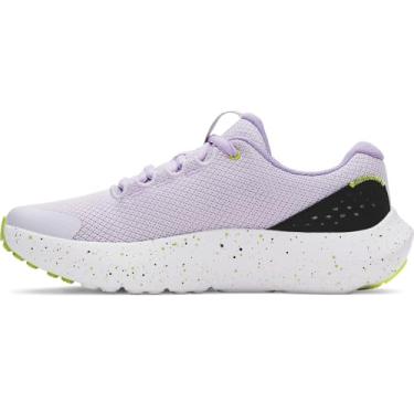 Imagem de Under Armour Tênis feminino Grade School Surge 4, (535) Roxo sal/transparente/preto, 17