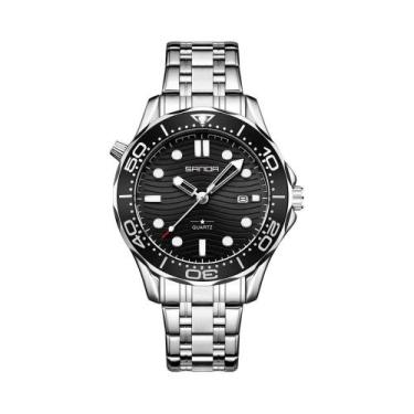 Imagem de Relógio De Quartzo Masculino À Prova d'Água Com Luz Noturna Multifunci